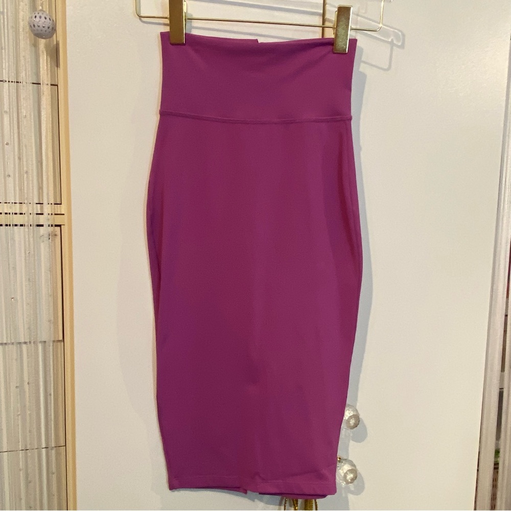 Bebe Purple Pencil Skirt Size XXS